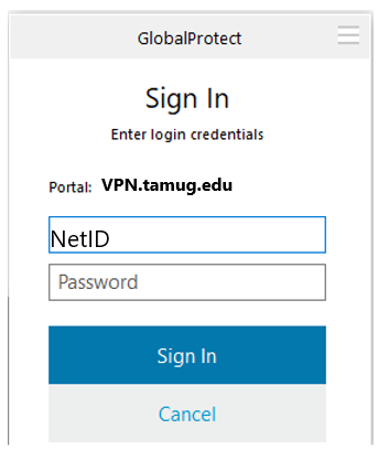 Global Protect VPN Sign In