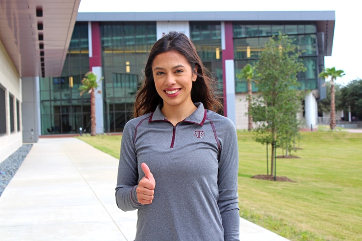 Natalie Lerma is a first-generation scholar and Texas A&M University at Galveston Offshore and Coastal Systems Engineering student involved in a number of on-campus programs, including the F1RST Program supporting other first-generation college students. 