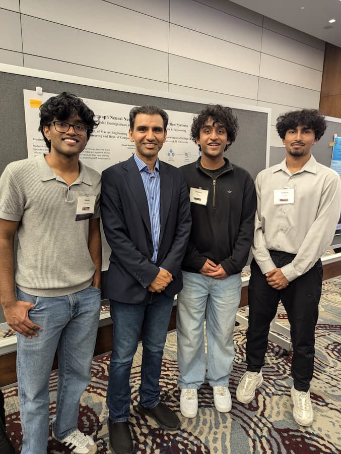 Dr. Irfan Khan with students