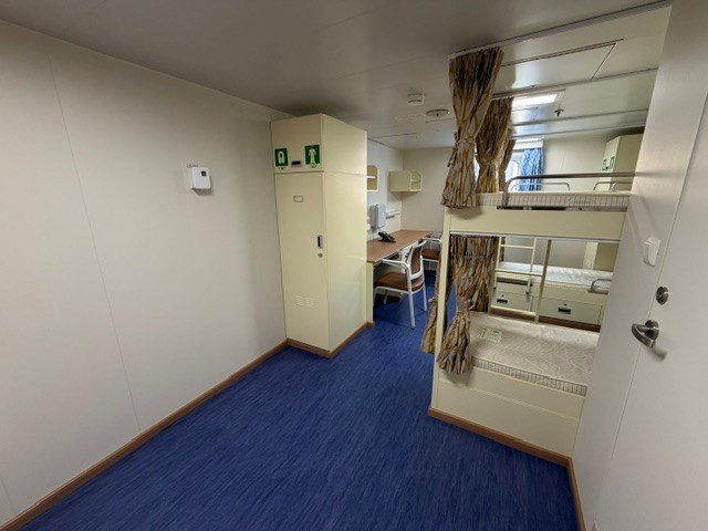 normal berthing on USTS
