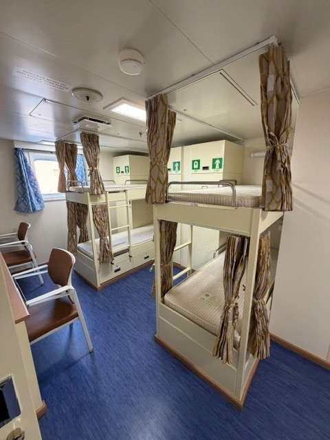 normal berthing on USTS