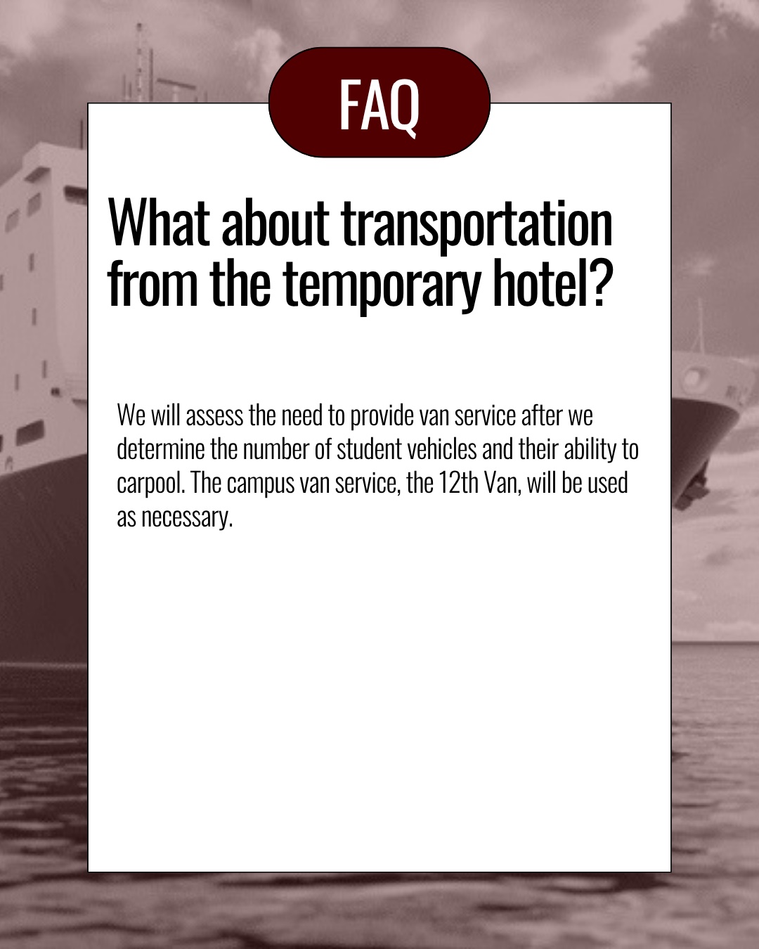 Living aboard USTS Lone Star State FAQ