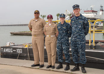 Image for 'Four Marine Transportation Students Are the First Recipients of The New Bouchard Transportation Scholarship at Texas A&M Galveston' article.