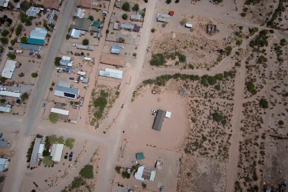 Drone image of Hudspeth County