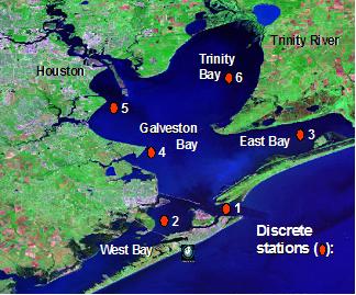 Galveston Bay map