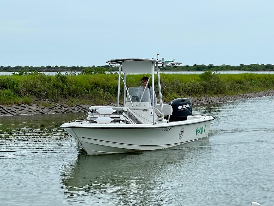 Sampling Texas bays