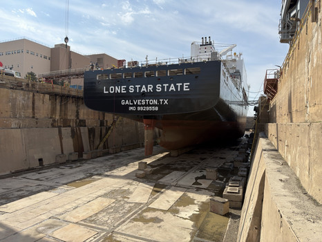 TS Lone Star State Drydock