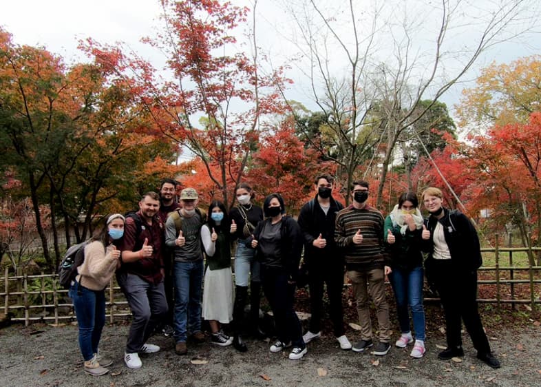 Maritime Studies students in Japan for the National Model United Nations competition. 